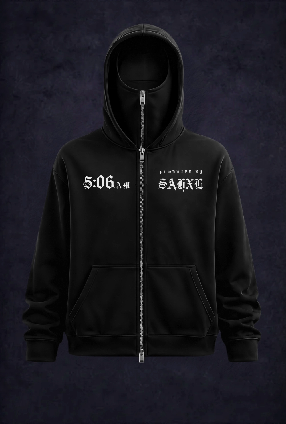Balaclava Double Zip Hoodie