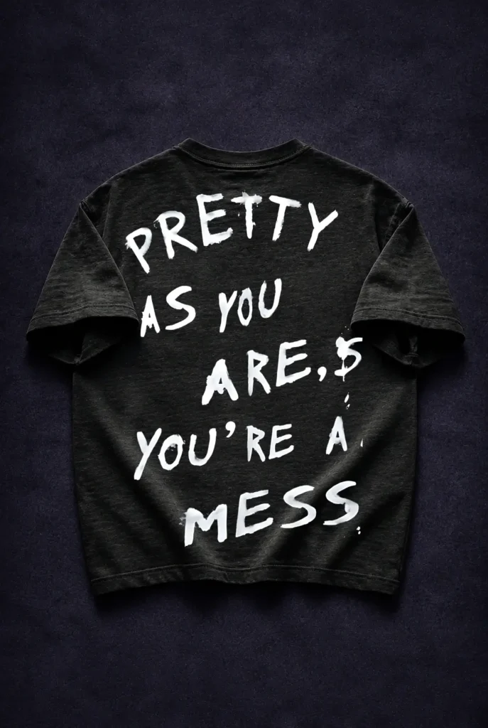 NEGLIGENT PROD. VINTAGE TEE front detail
