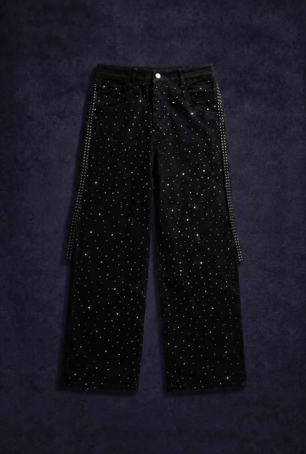 Studded Rhinestone Pants
